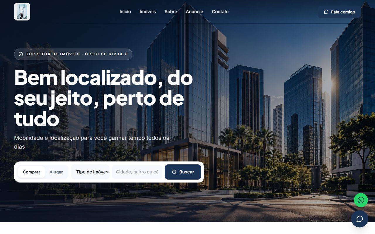 Modelo Corretor Metro