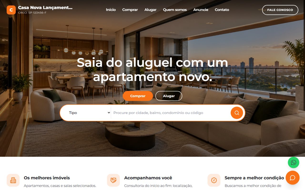 Modelo Lançamento Conversão
